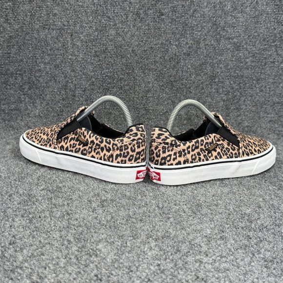 Vans Sneakers Women's Size 7.5 Cheetah Print Slip On Retro Athletic Skate Shoes - Picture 6 of 11